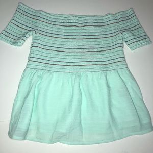 NWT Light Mint Green Guess Blouse